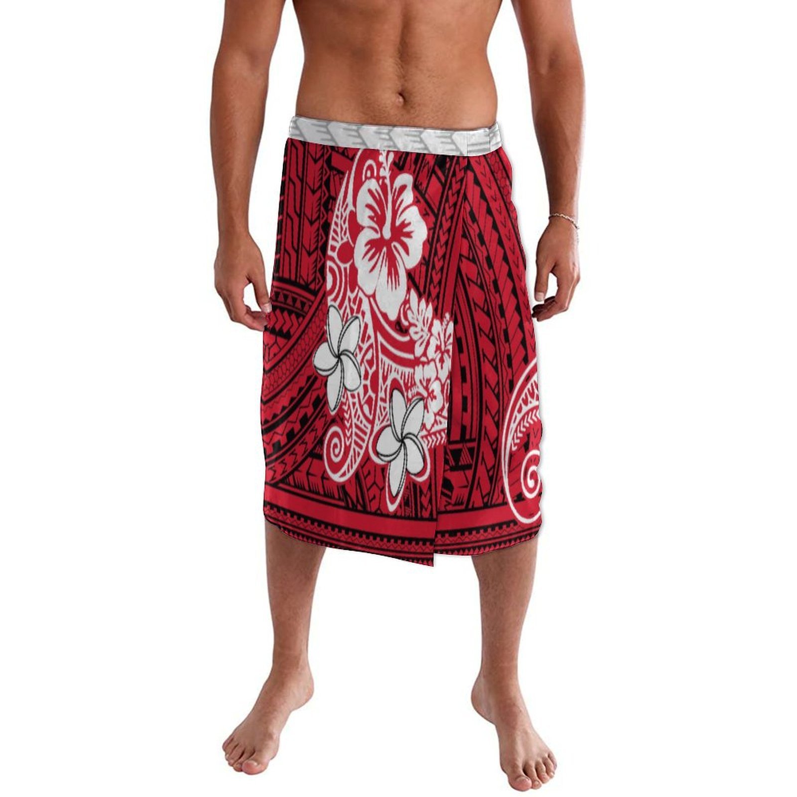 Sarong Men Wrap - 폴리네시아 섬 전통 남성용 원피스 랩