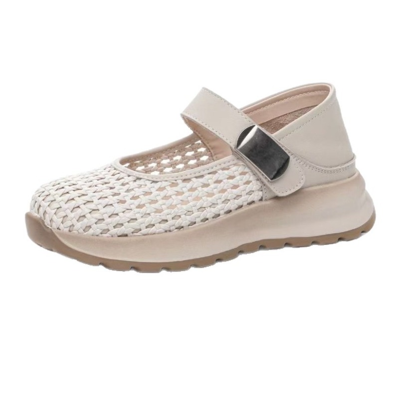 Espadrille Slip On - 여성용 천연 가죽 꼬임 마이크로 화이버