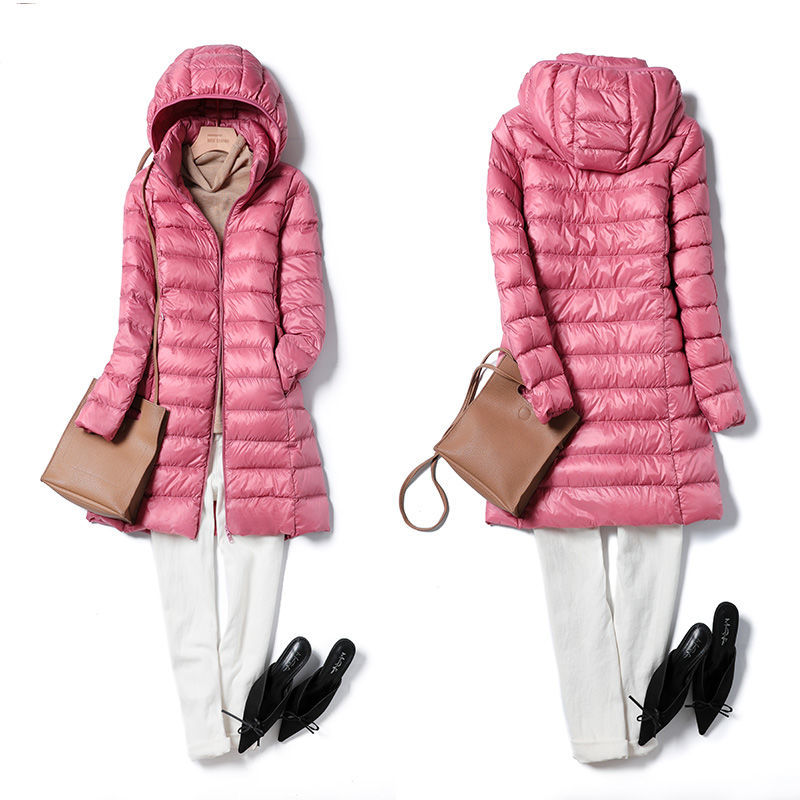 Packable Hat Nylon - 여성 초경량 Packable Long Puffer Jacket