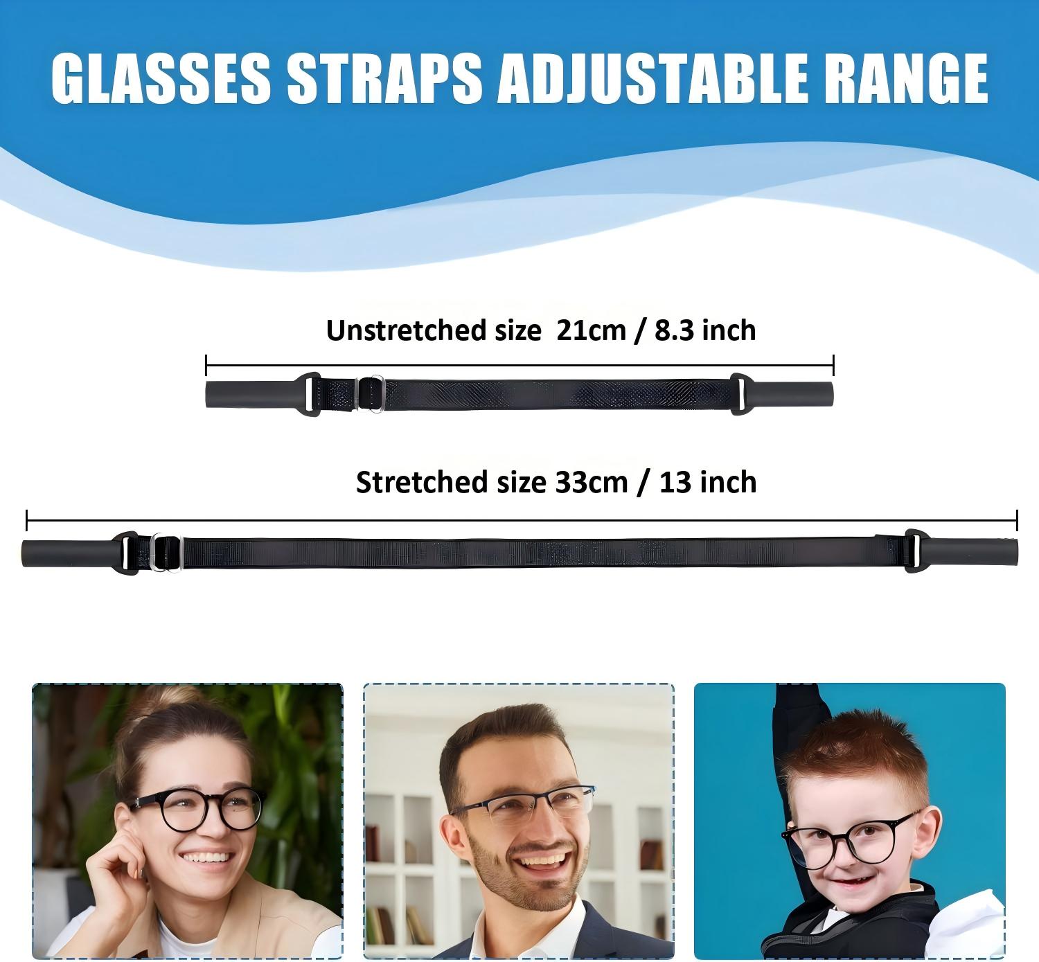 4개 성인용 안경 스트랩(8.3-13인치) - 조절 가 - Sunglass Retainer Cord 리뷰 및 가격
