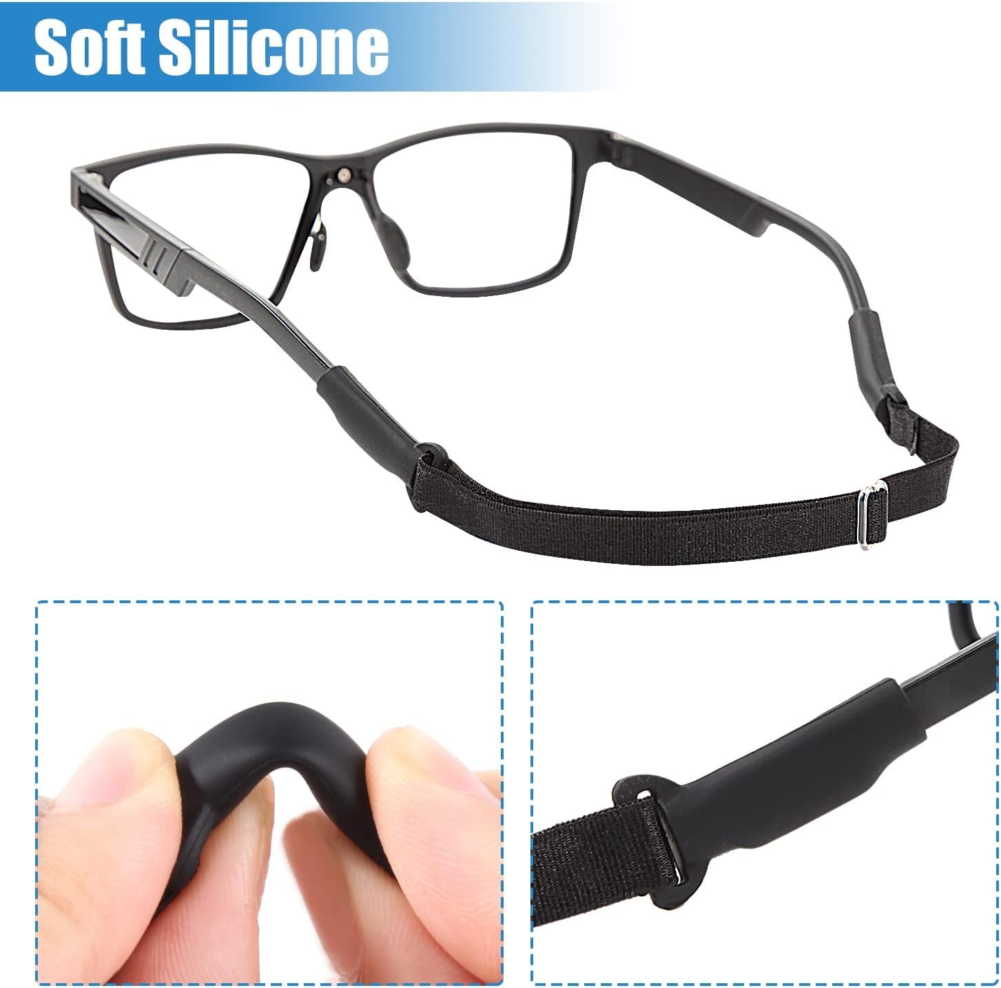 4개 성인용 안경 스트랩(8.3-13인치) - 조절 가 - Sunglass Retainer Cord 리뷰 및 가격