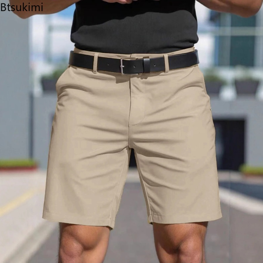 여름 신상 남성 솔리드 슬림 치노 반바지 비즈니스 골프 - Shorts Chino Slim 리뷰 및 가격