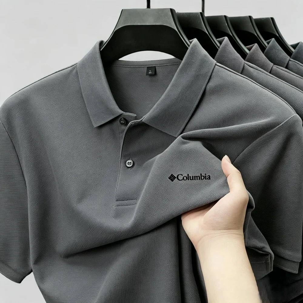 남성용 여름용 반팔 솔리드 컬러 캐주얼 폴로셔츠, 편안 - Polo Shirt Pique 리뷰 및 가격