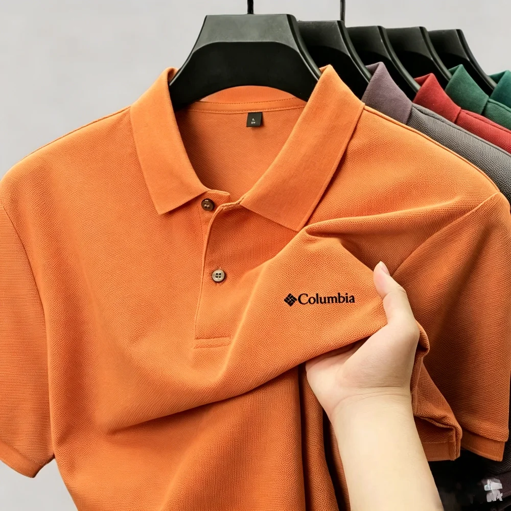 남성용 여름용 반팔 솔리드 컬러 캐주얼 폴로셔츠, 편안 - Polo Shirt Pique 리뷰 및 가격