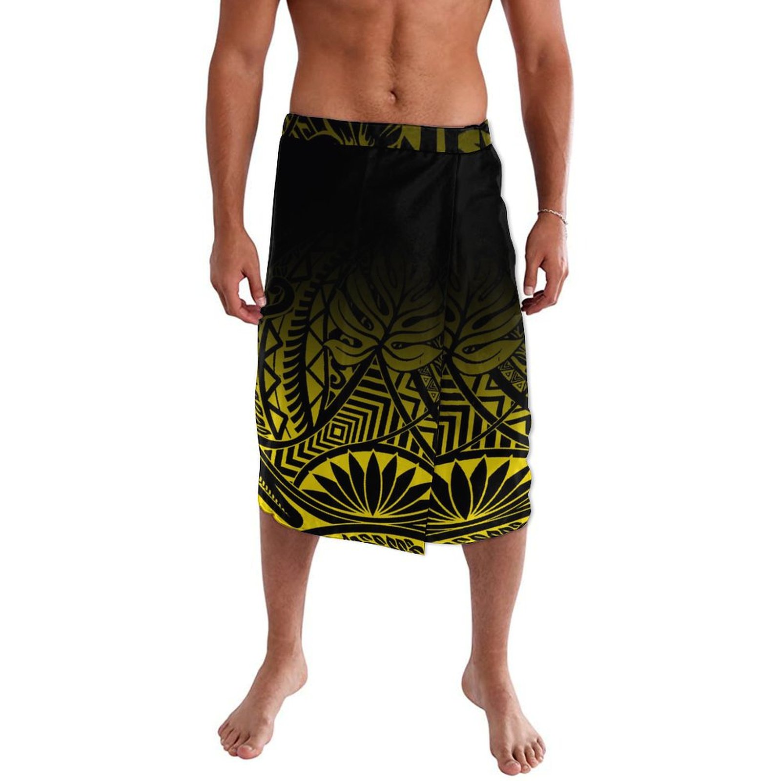 핫한 하와이안 에스닉 스타일 남성 랩 드레스 폴리네시안 - Sarong Men Wrap 리뷰 및 가격