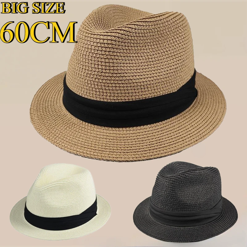 새로운 빅 사이즈 좁은 챙 4cm 태양 모자 여름 캐주 - Bucket Hat Straw 리뷰 및 가격