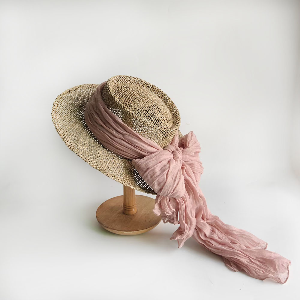 여성 여름 와이드 브림 밀짚 햇빛 가리개 모자 고급 레 - Bucket Hat Straw 리뷰 및 가격