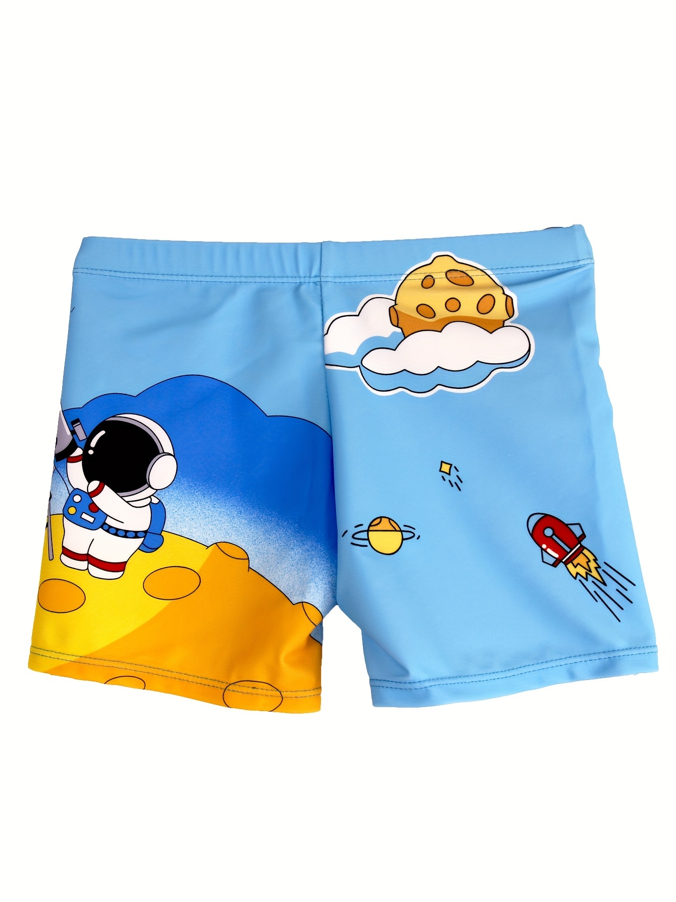 만화 우주 비행사 패턴 소년을위한 빠른 건조 수영 트렁 - Swim Trunk Quick Dry 리뷰 및 가격