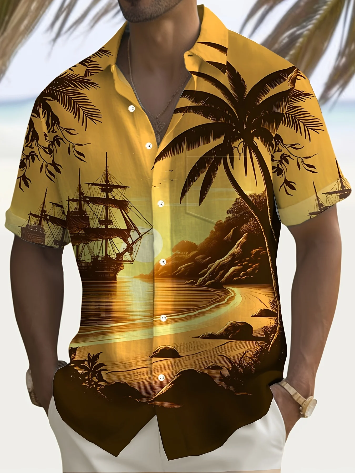 미니멀 잉크 텍스처 라펠 리조트 셔츠 멀티 행사용 의류 - Resort Shirt Floral 리뷰 및 가격