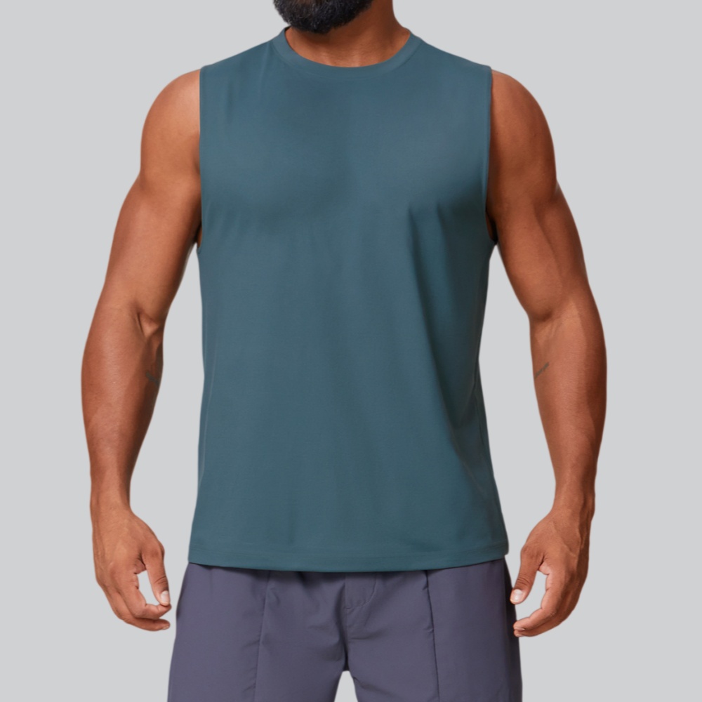 남성 피트니스 탱크탑 여름 솔리드 컬러 스포츠 베스트  - Tank Top Muscle 리뷰 및 가격