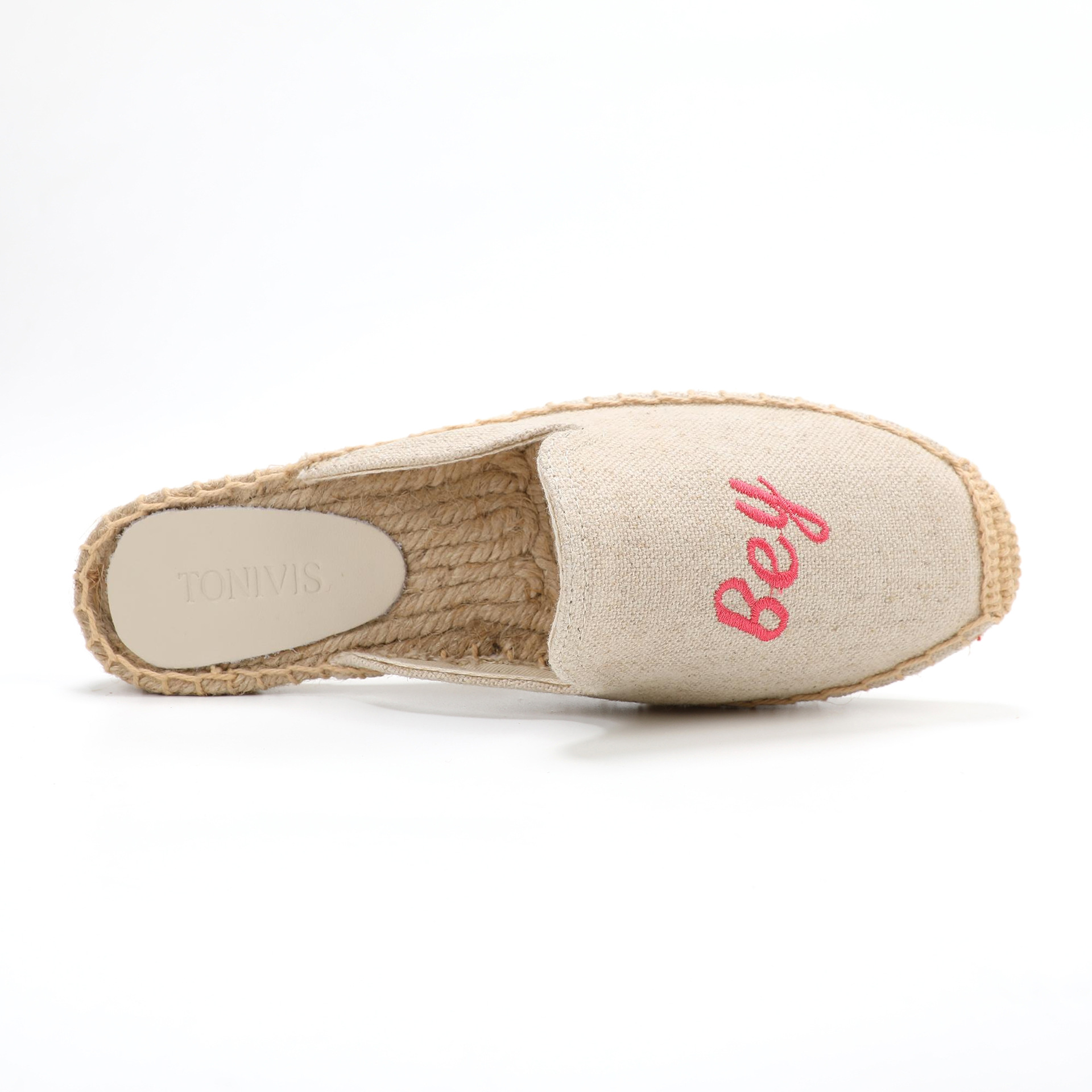 여성용 꽃 자수 에스파드리유 슬리퍼 린넨 슬라이드 슈즈 - Espadrille Slip On 리뷰 및 가격