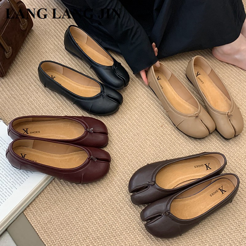 스프링 스플릿 토 여성 발레 플랫 패션 타비 슈즈 캐주 - Espadrille Slip On 리뷰 및 가격