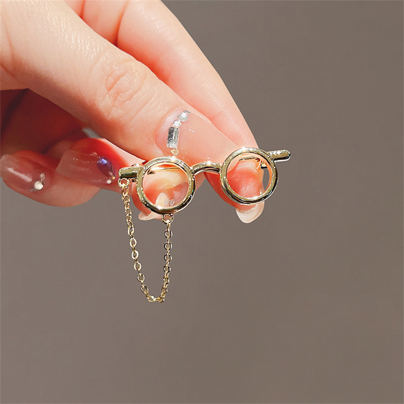 창의적인 안경테 금속 브로치 선글라스 태슬 체인 라펠  - Sunglass Retainer Cord 리뷰 및 가격
