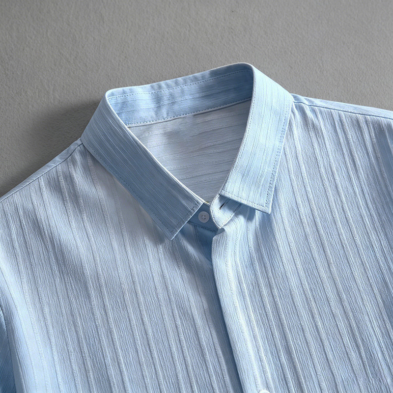 2026 신상 남성 세로 주름 라펠 반팔 셔츠 반바지  - Shirt Camp Collar 리뷰 및 가격