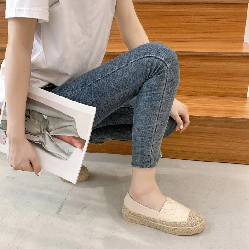 2025 새로운 여성 신발 Espadrilles 흰색  - Espadrille Slip On 리뷰 및 가격