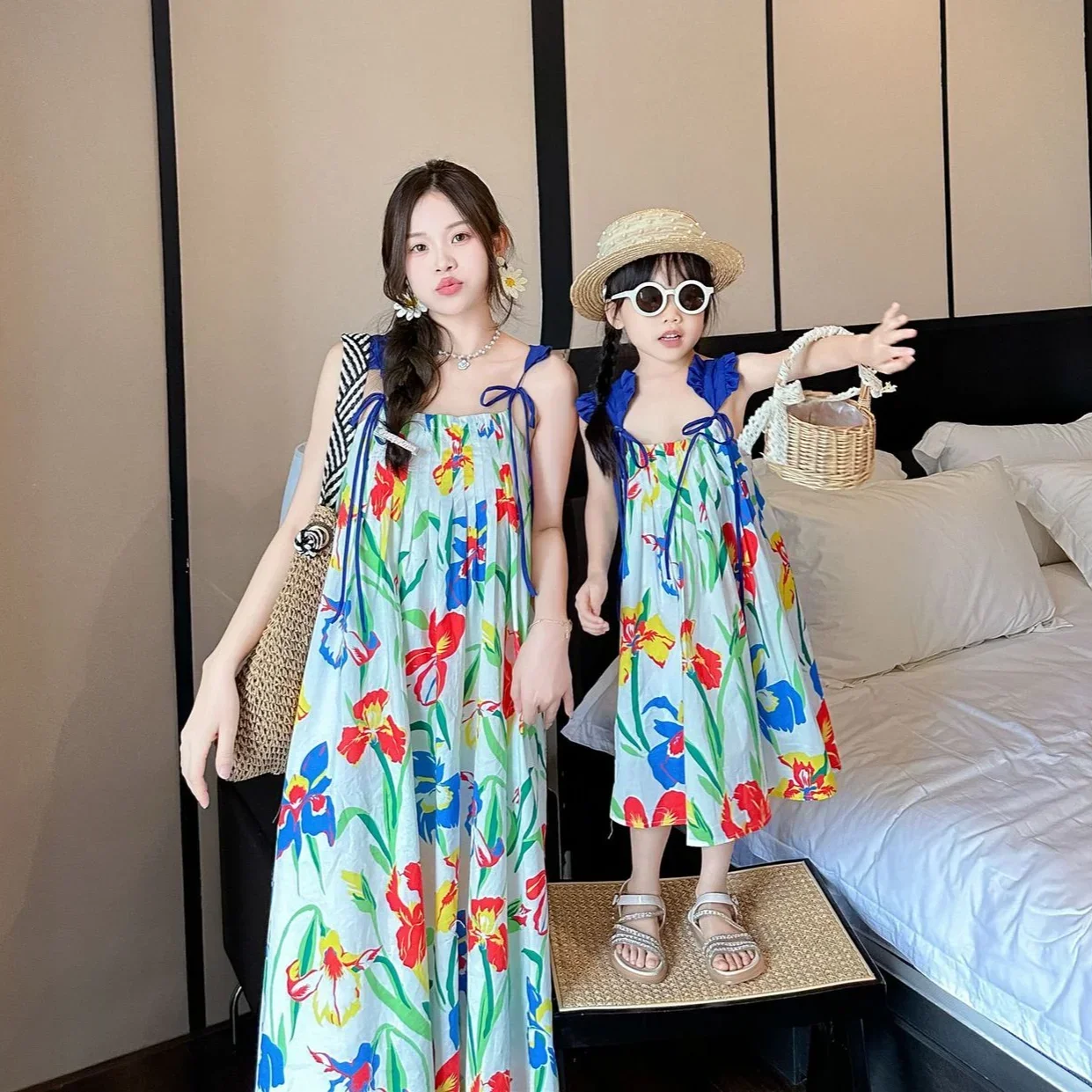 VacationClothes 한국 엄마와 딸 리조트 소 - Resort Shirt Floral 리뷰 및 가격