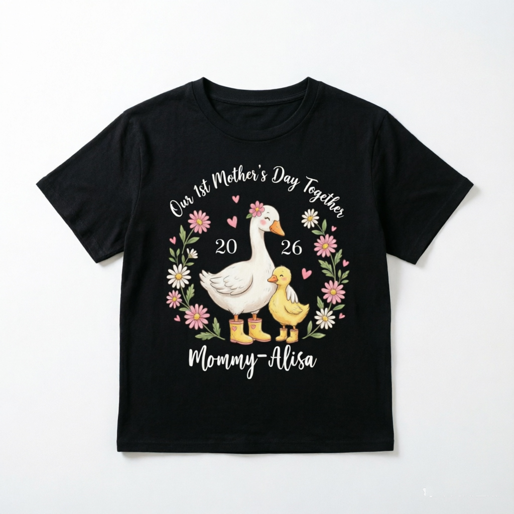 엄마 매칭 그래픽 티셔츠 첫 번째 어머니날 털빠짐 방지 - Tee Graphic Print 리뷰 및 가격