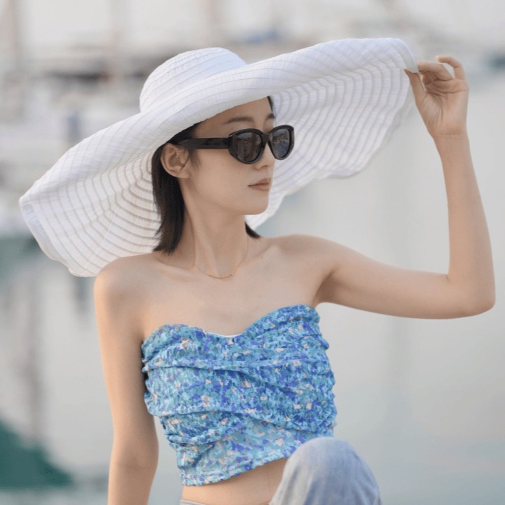 접이식 리본 DIY 성형 가능한 넓은 챙 모자 UV 차 - Packable Hat Nylon 리뷰 및 가격