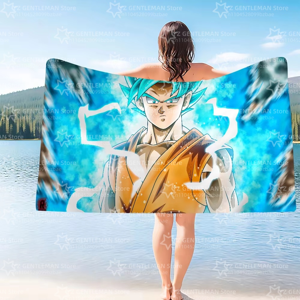 비치 타월 드래곤 볼 욕실용 목욕 타월 사우나 개인 관 - Beach Towel Large 리뷰 및 가격
